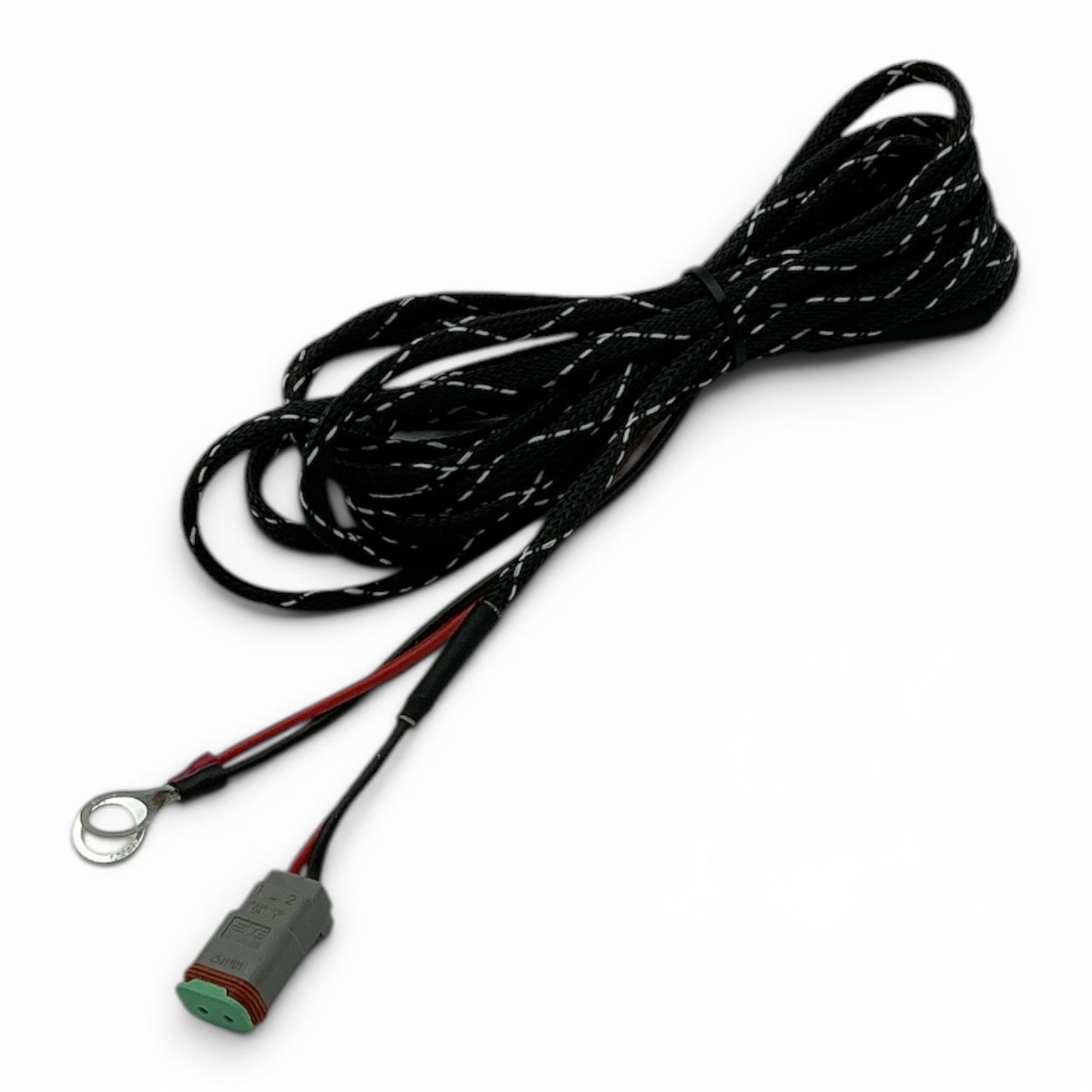 Power Cable For Owl With Battery Terminals and Female Deutsch Connectors 2.5M