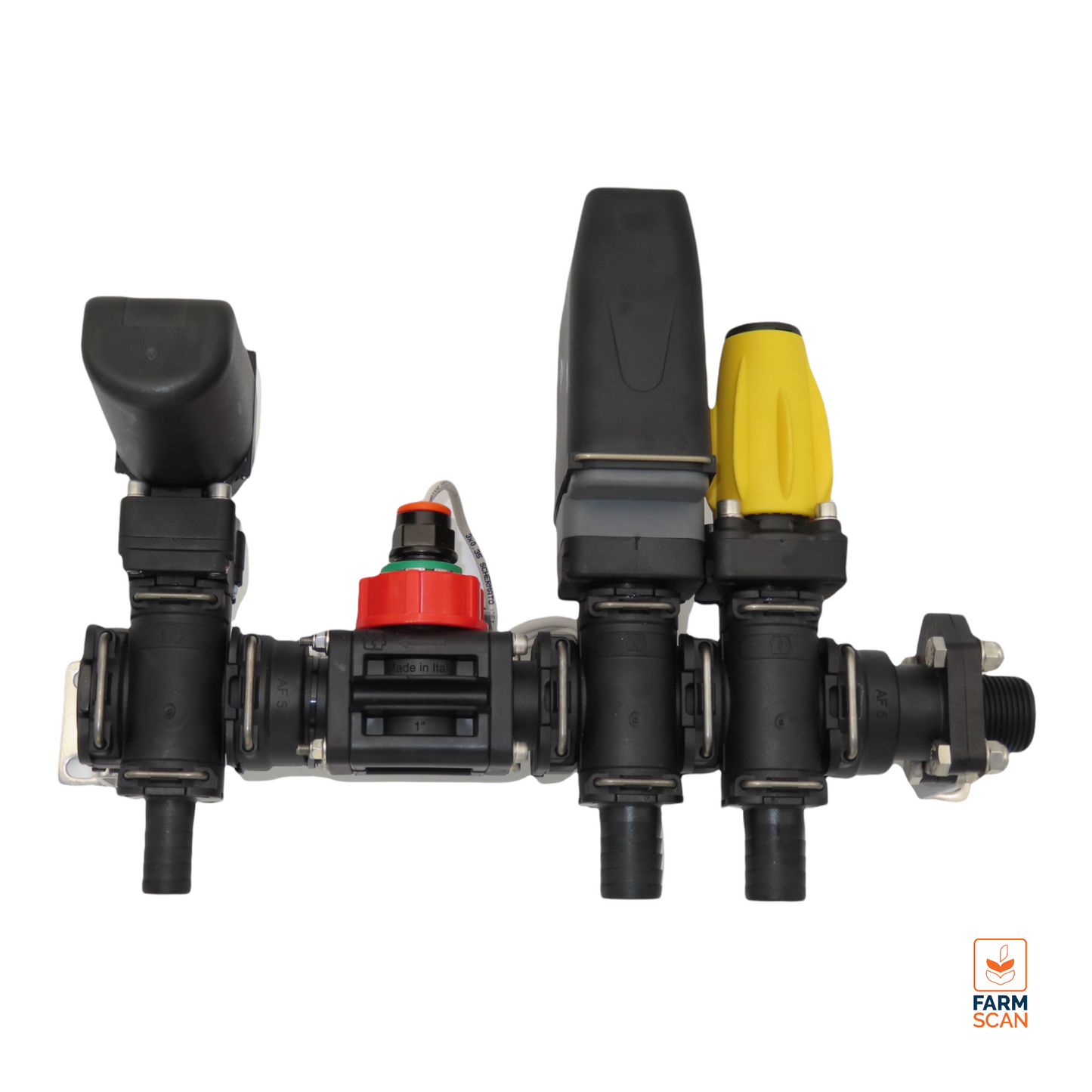 GEOLINE 1 Section Valve Bank, 3-20l/min Flow Meter with Volumetric Pressure Relief Valve