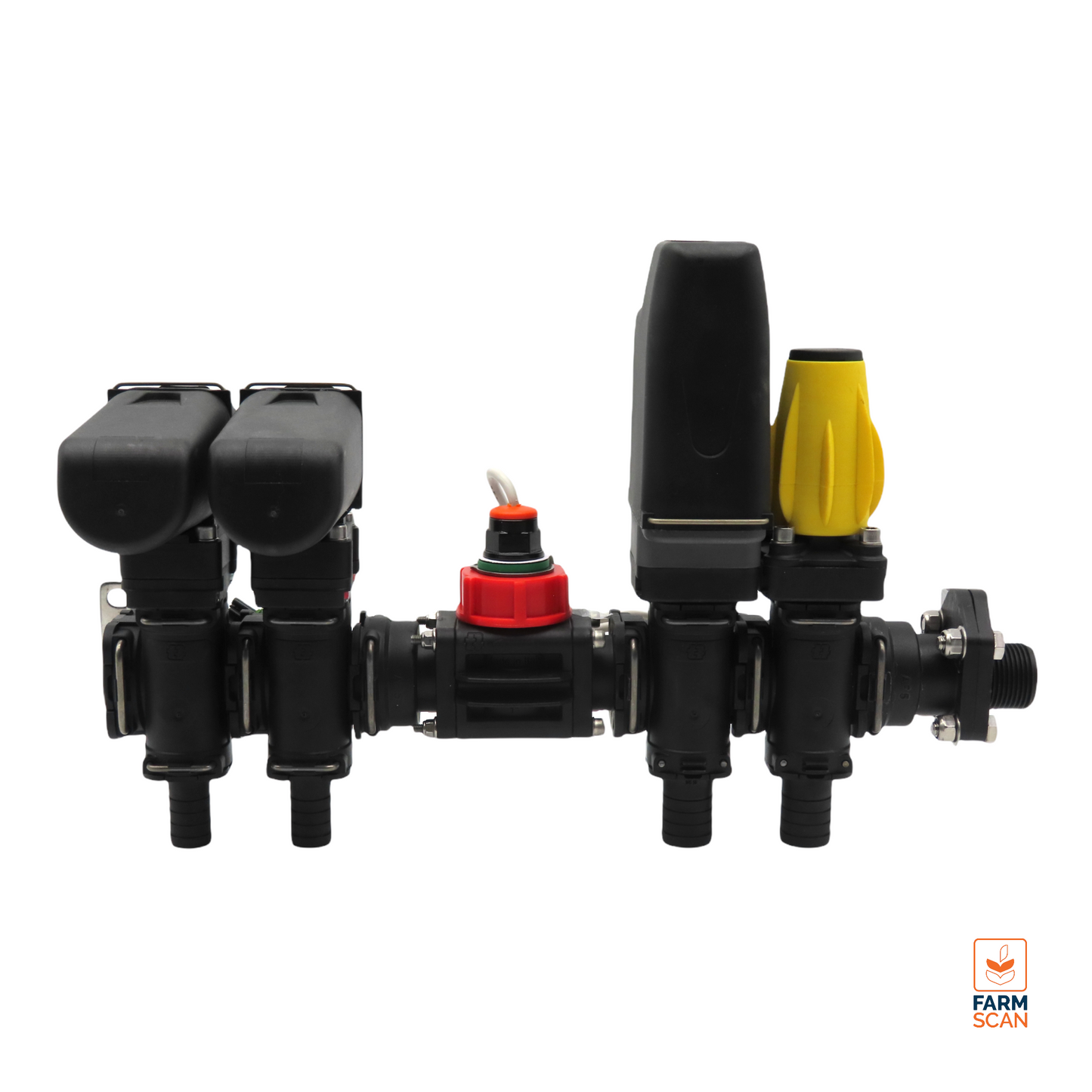 GEOLINE 2 Section Valve Bank, 3-20l/min Flow Meter with Volumetric Pressure Relief Valve