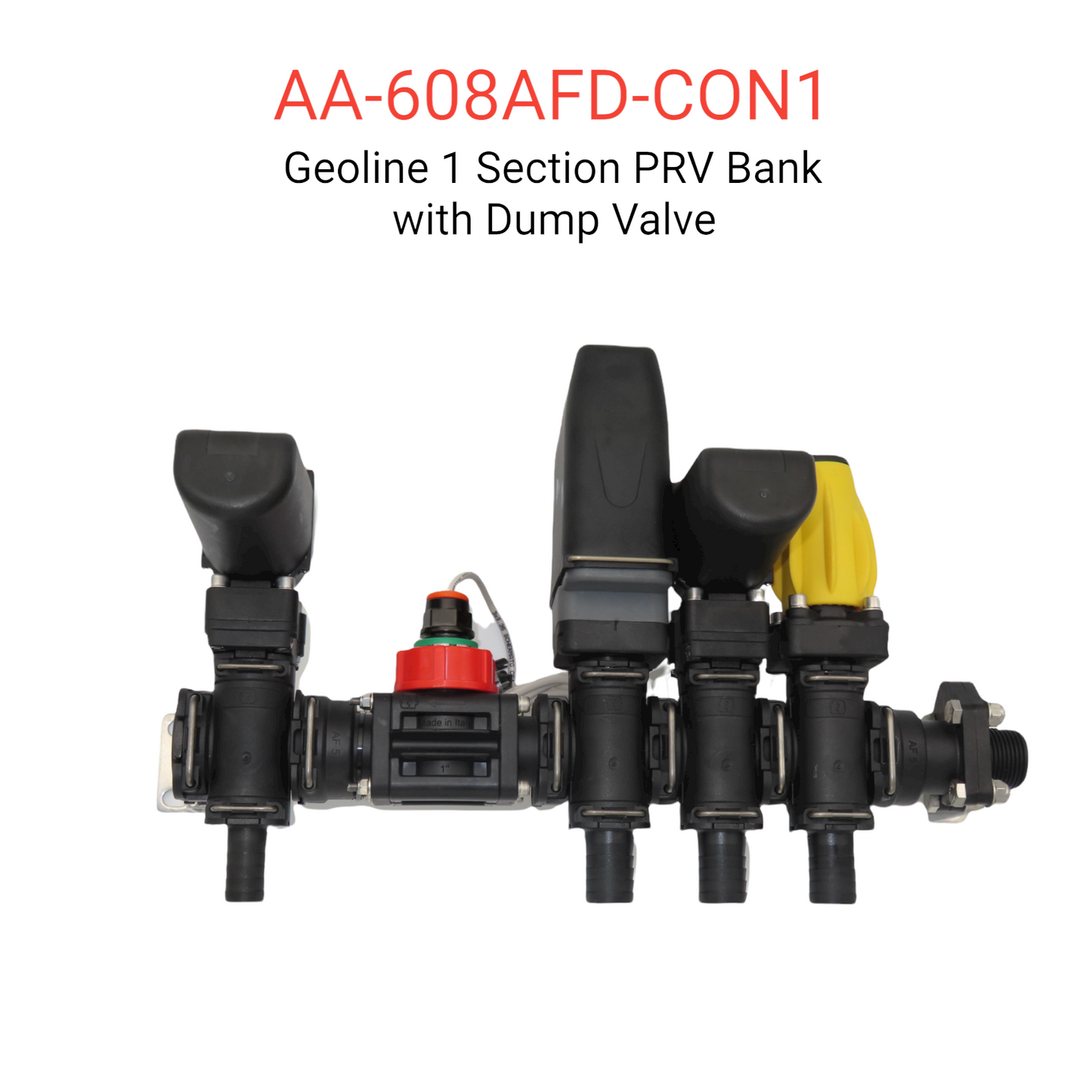 Combo Spray Package Geoline 1 Section PRV Bank plus Dump with Jackal Control Spray