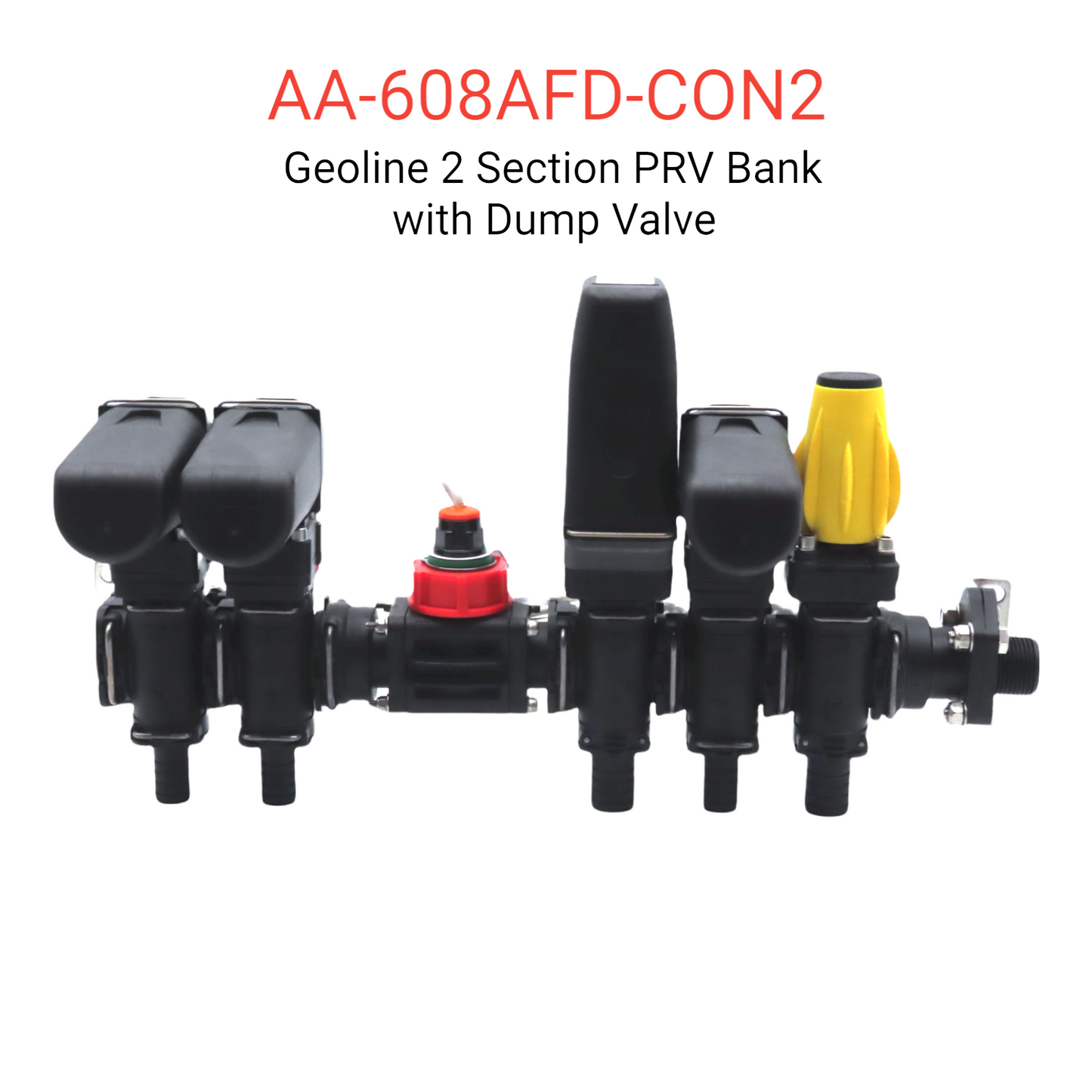 Combo Spray Package Geoline 2 Section PRV Bank plus Dump Valve with Jackal Control Spray