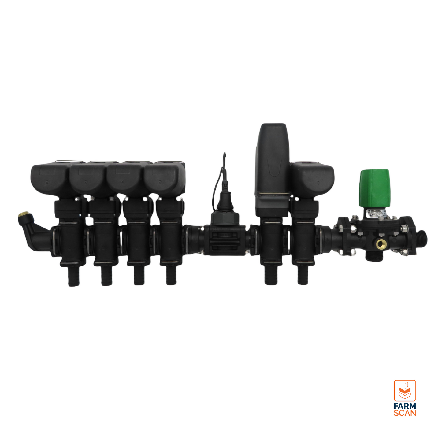GEOLINE 4 Section AF Valve Bank including Dump Valve and Manual Diaphragm Pressure Relief Valve