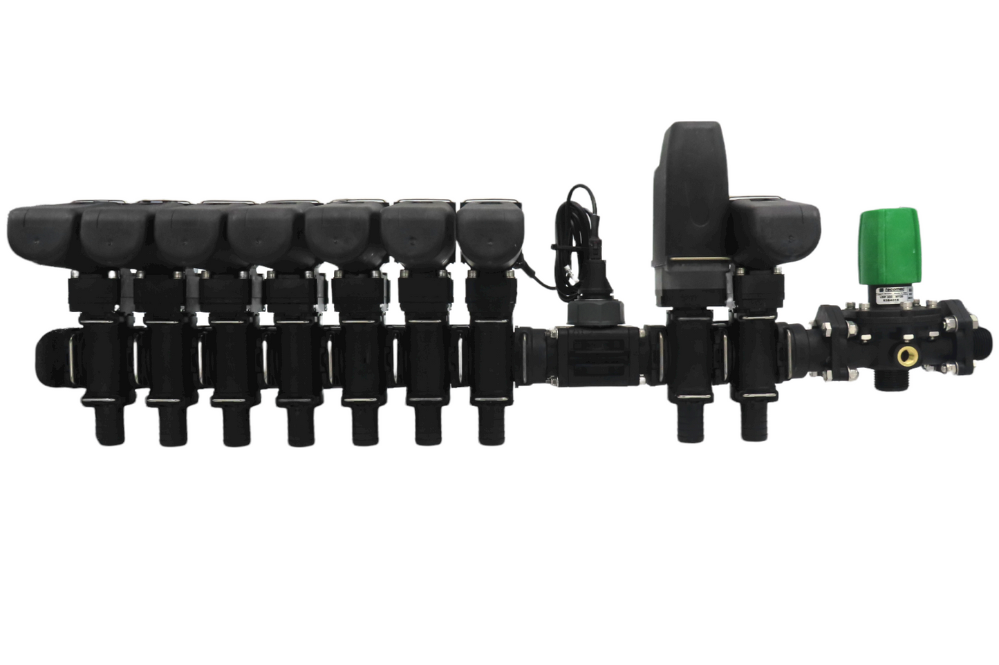 GEOLINE 7 AF Valve Bank - 7 Section including Dump Valve with Manual Diaphragm Pressure Relief Valve