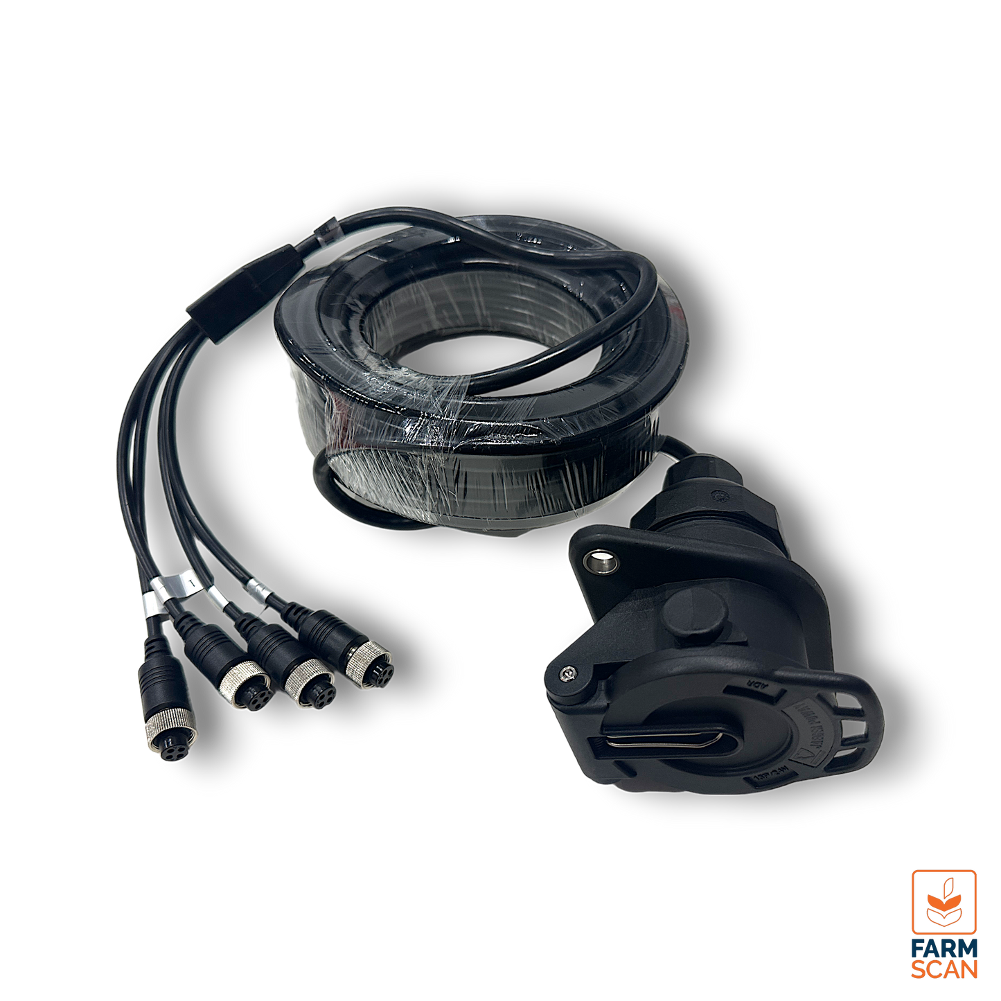 3100HD TC Vehicle (Long Cable)  15 Pin, 4 HD Camera Connector Including Bracket