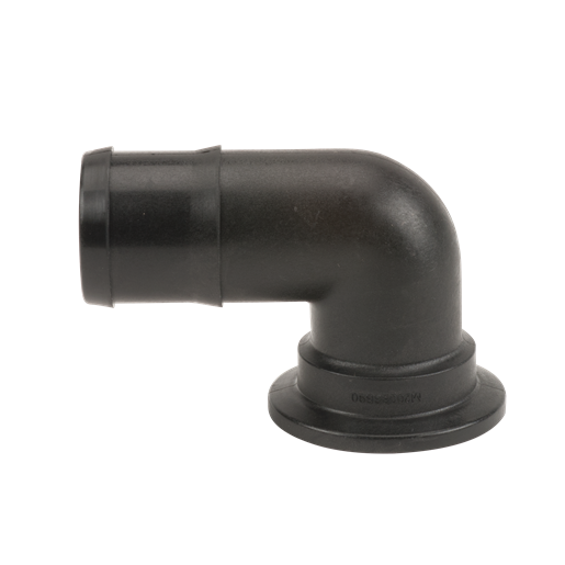 2'' FLANGE X 2'' 90¬∞ HOSE BARB