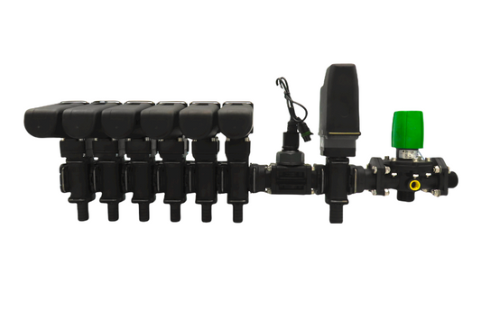 GEOLINE 6 Section AF Bank with Manual Diaphragm Pressure Relief Valve