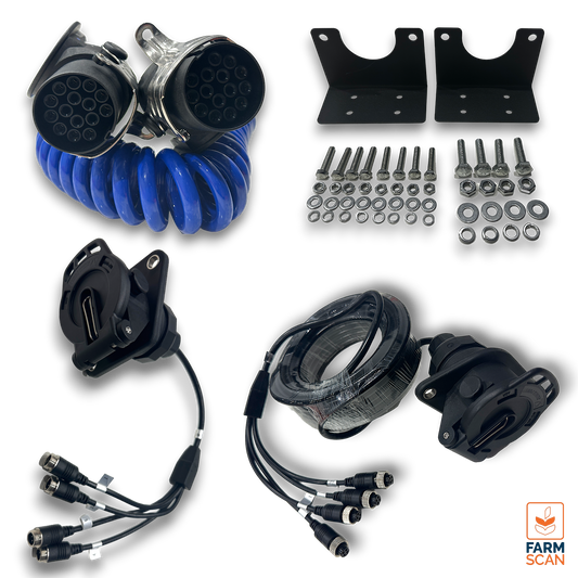 15 Pin Trailer Connector Kit (Connects 4 HD Cameras)
