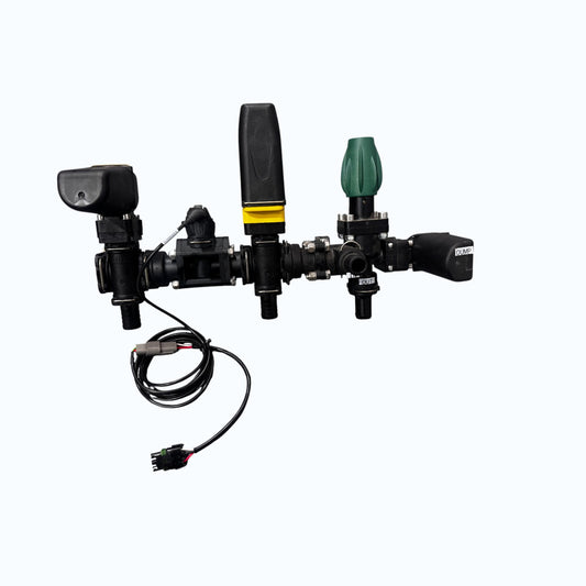 GEOLINE 1 Section Electric Dump Valve Manual Adjustable Pressure Relief Valve
