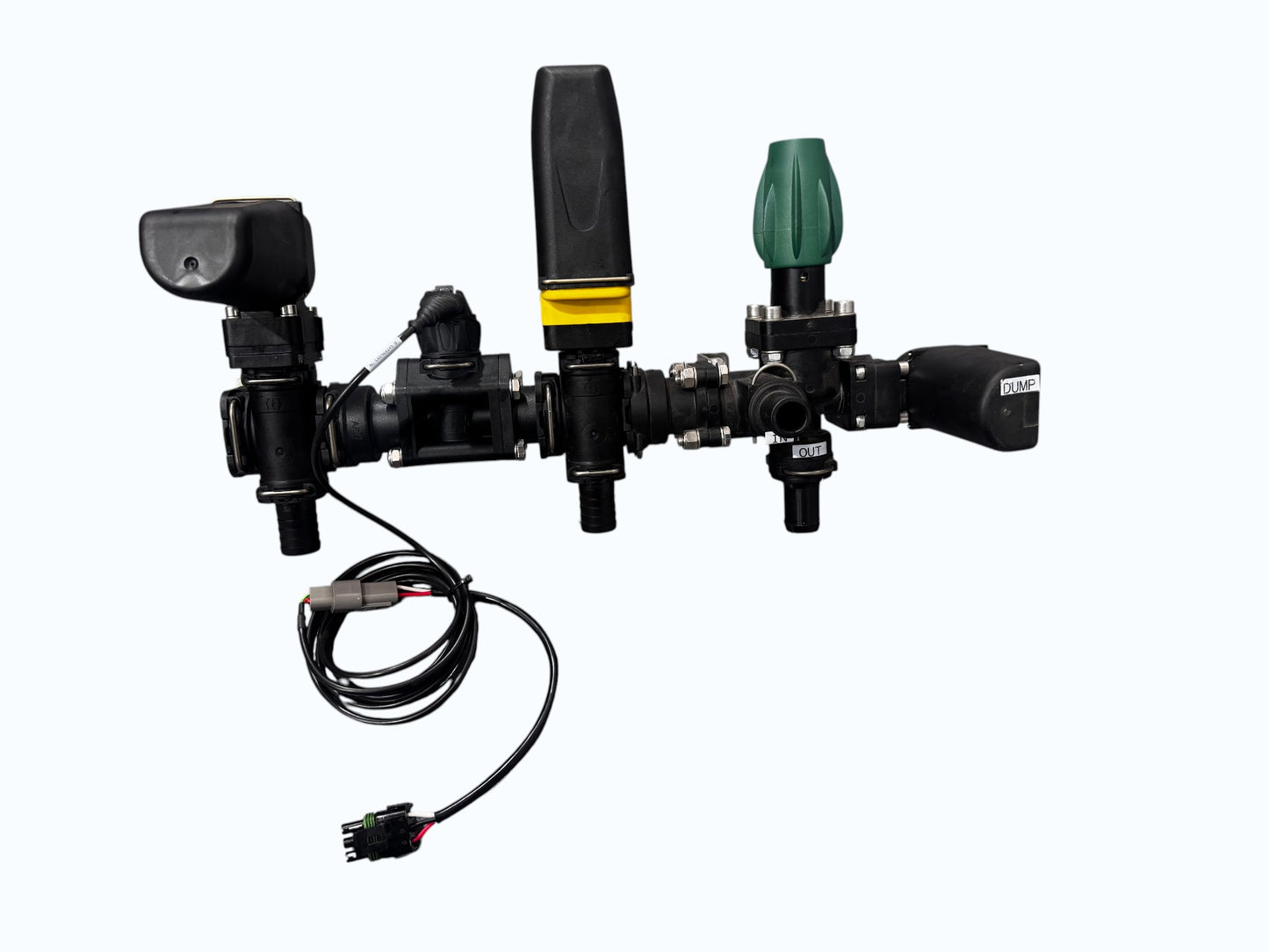 GEOLINE 1 Section Electric Dump Valve Manual Adjustable Pressure Relief Valve