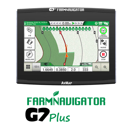 Farmnavigator G7 Plus with Wi-Fi + Turtle PRO2 GPS (Grey Ring)