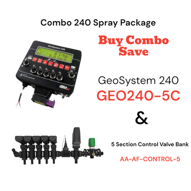 Combo 240 Spray Package - GeoSystem 240 & 5 Section Control Valve Bank