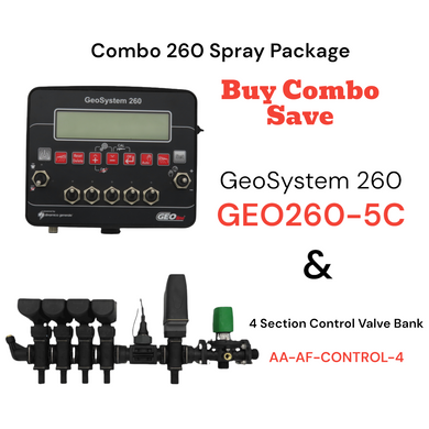 Combo 260 Spray Package - GeoSystem 260 & 4 Section Control Valve Bank