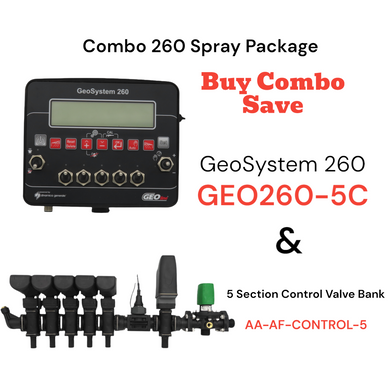 Combo 260 Spray Package - GeoSystem 260 & 5 Section Control Valve Bank