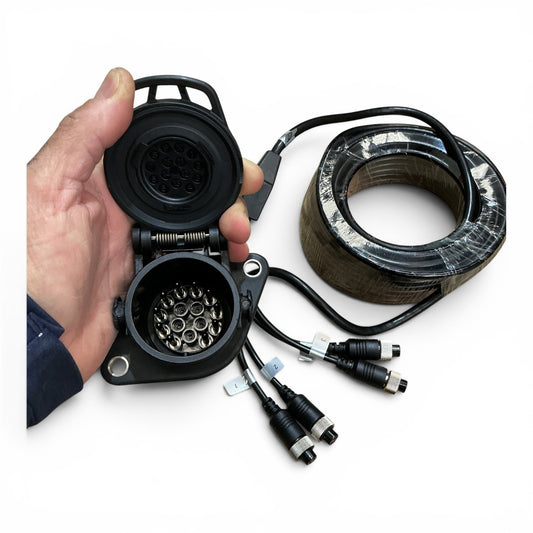 3100HD TC Vehicle (10.2m Long Cable)  15 Pin, 4 HD Camera Connector Including Bracket