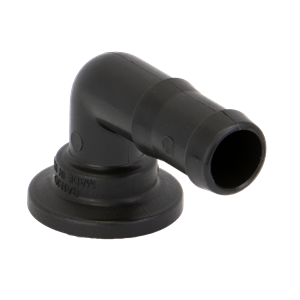 1'' FLANGE X 1'' 90° HOSE BARB