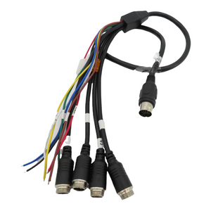 Extra Camera Cable Harness with 4 Inputs & Power (V3 HD Monitor)