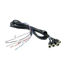 Load image into Gallery viewer, Extra Camera Cable Harness with 4 Inputs &amp; Power (V2 Monitor)