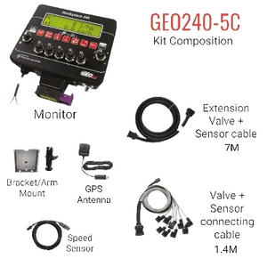 GeoSystem 240 - 5 Section Controller with Ram Mount