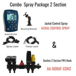 Combo Spray Package  Geoline 2 Section PRV Bank with Jackal Control Spray