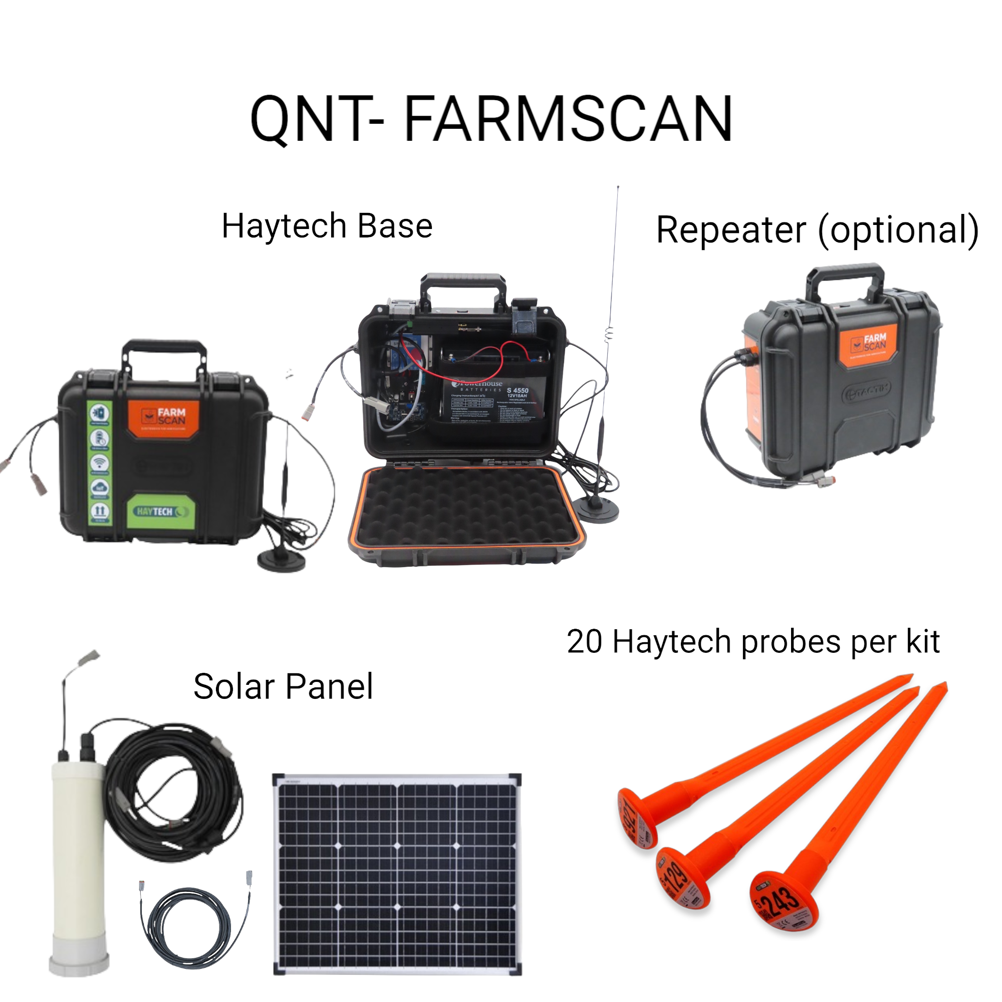Haytech - 3G/4G Solar Base Kit & 20 Probes Kit – Farmscan Pty Ltd