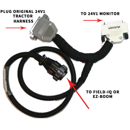 24V1 to Trimble Boom Section Interface Cable
